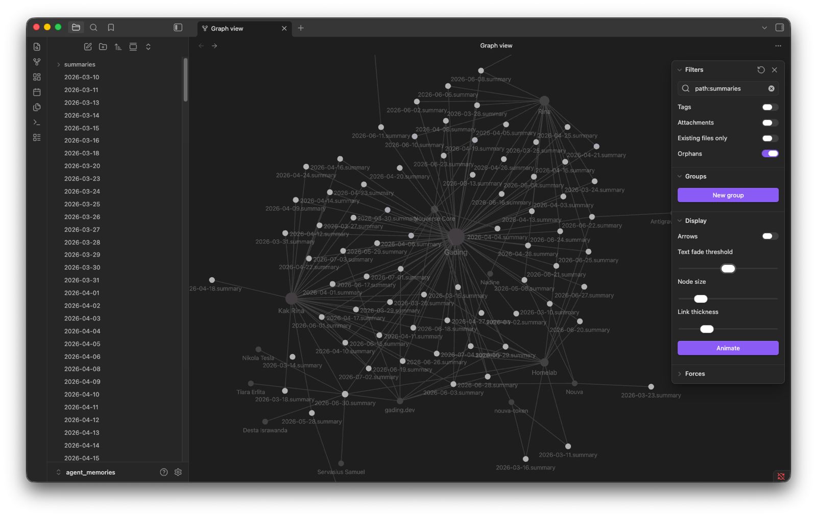 Obsidian Graph View
