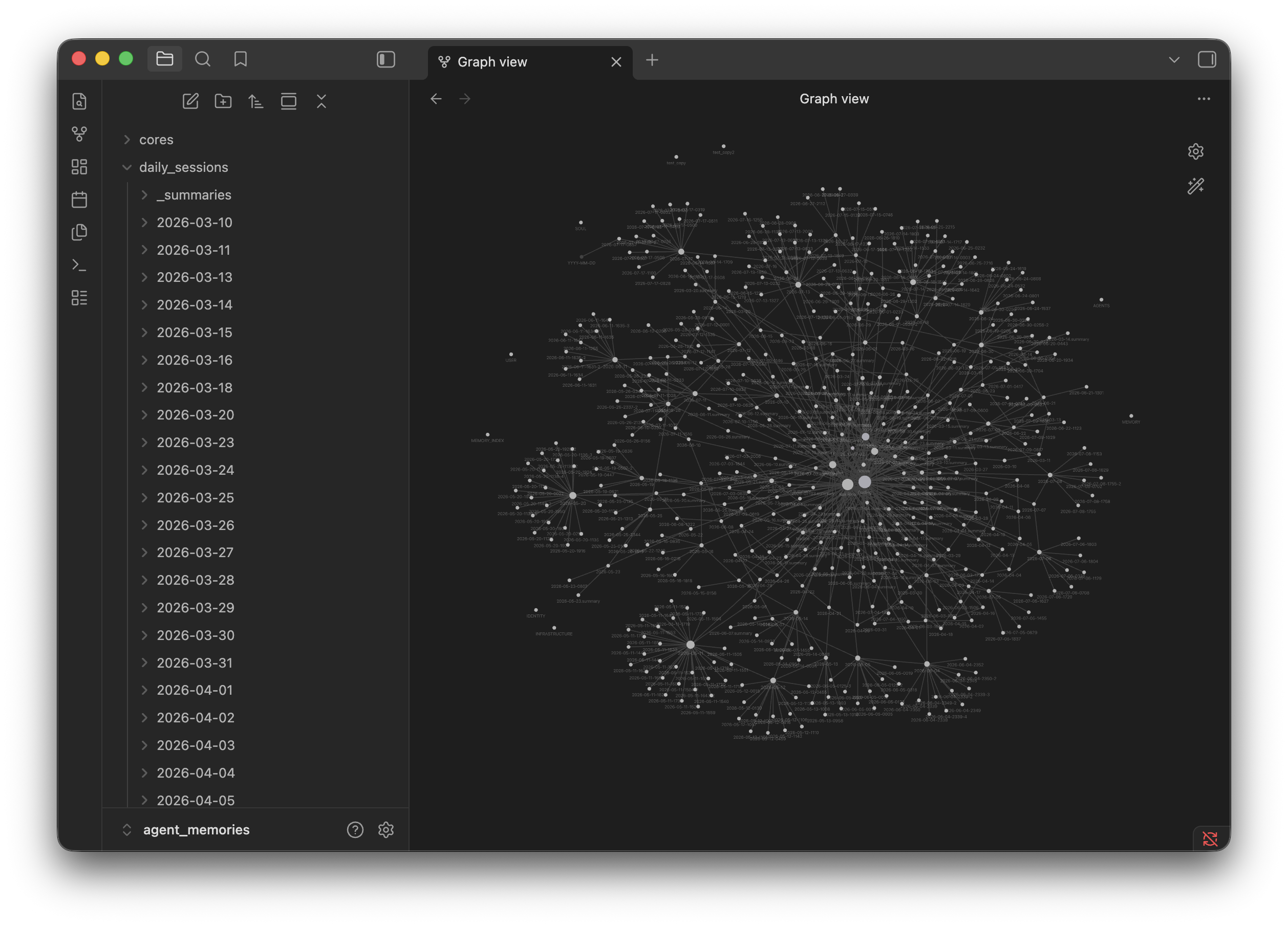 Obsidian Memory Graph View